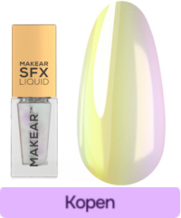 MAKEAR Bright Prism BP02 vloeibaar nagelpigment geel-roze 5 ml